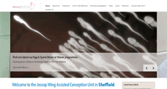 Desktop Screenshot of jessopfertility.org.uk